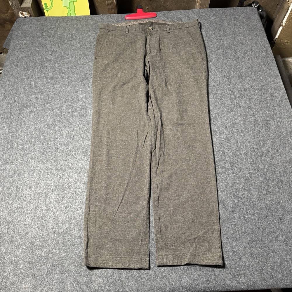 Boss Hugo Boss Mens Brown Cotton Trousers‎ Size 30R Preppy Office Work Casual
